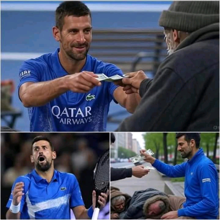 BREAKING: TENNIS star Novak Djokovic donated his entire $5.4 million prize money and endorsement deal to charities and homeless relief. What he did next left everyone in awe…